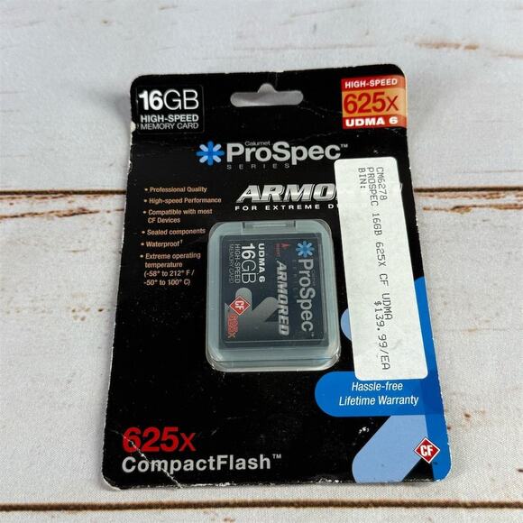 Calumet ProSpec 16GB CompactFlash Memory Card Class 10 High Speed Electronics